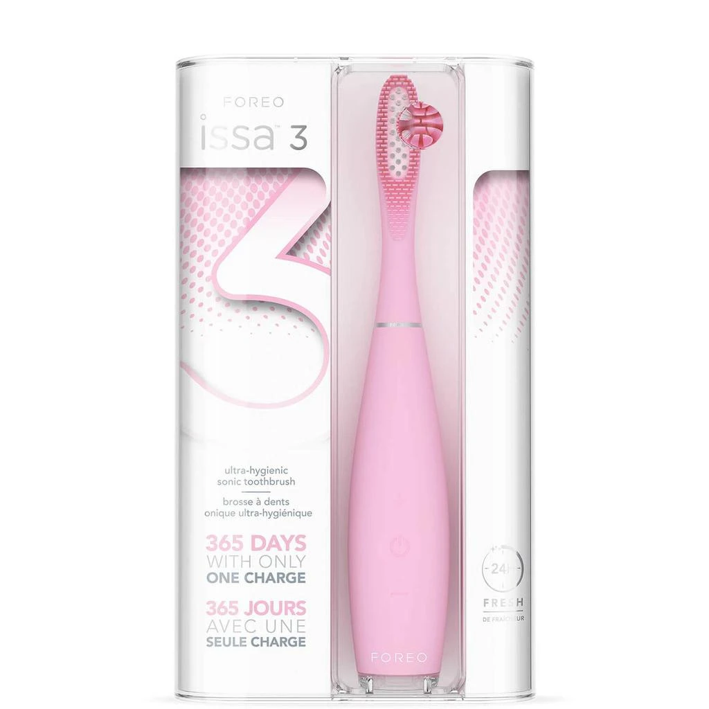 商品Foreo|FOREO Issa 3 Ultra-Hygienic Silicone Sonic Toothbrush (Various Shades),价格¥1526,第3张图片详细描述