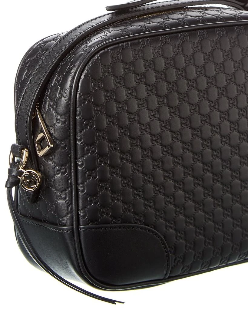 商品Gucci|Gucci GG Leather Crossbody, Black,价格¥10570,第3张图片详细描述