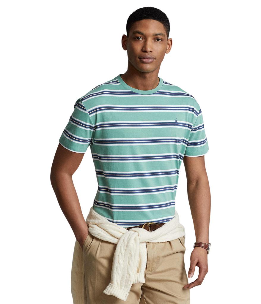 Classic Fit Striped Jersey T-Shirt商品第1张图片规格展示