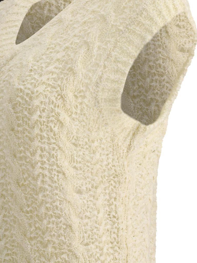 Sleeveless cable knit sweater商品第4张图片规格展示