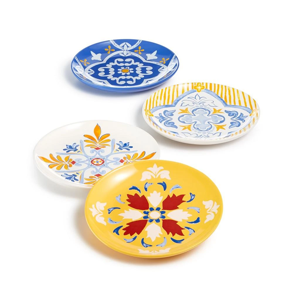 商品Martha Stewart|CLOSEOUT! La Dolce Vita Salad Plates, Set of 4, Created for Macy's,价格¥258,第1张图片