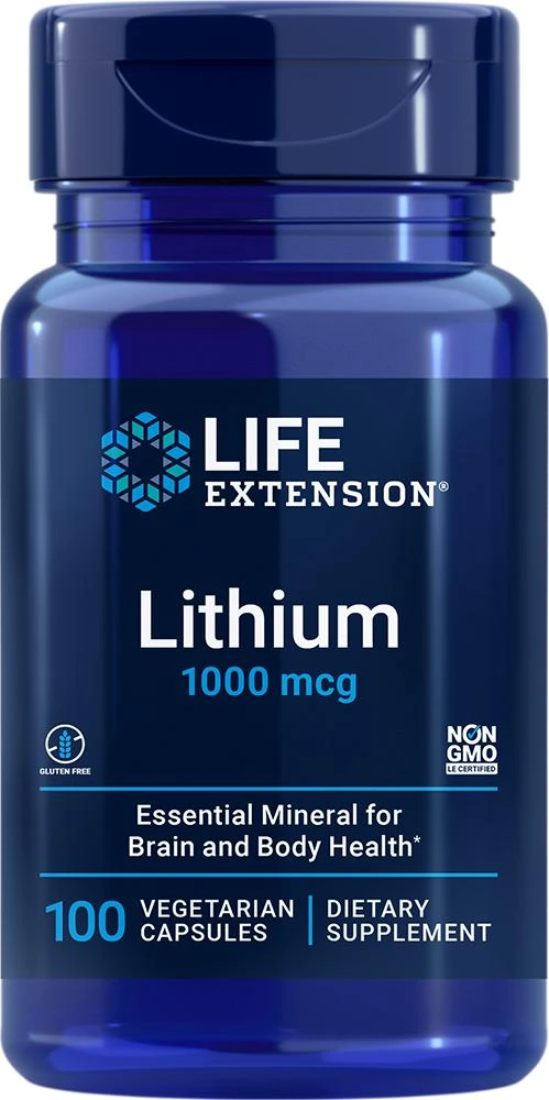 商品Life Extension|Life Extension Lithium, 100 - 1000 mcg (1000 mcg, 100 capsules),价格¥88,第1张图片