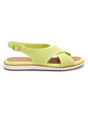 商品Cole Haan|Mikaela Crisscross Flat Sandals,价格¥324,第1张图片