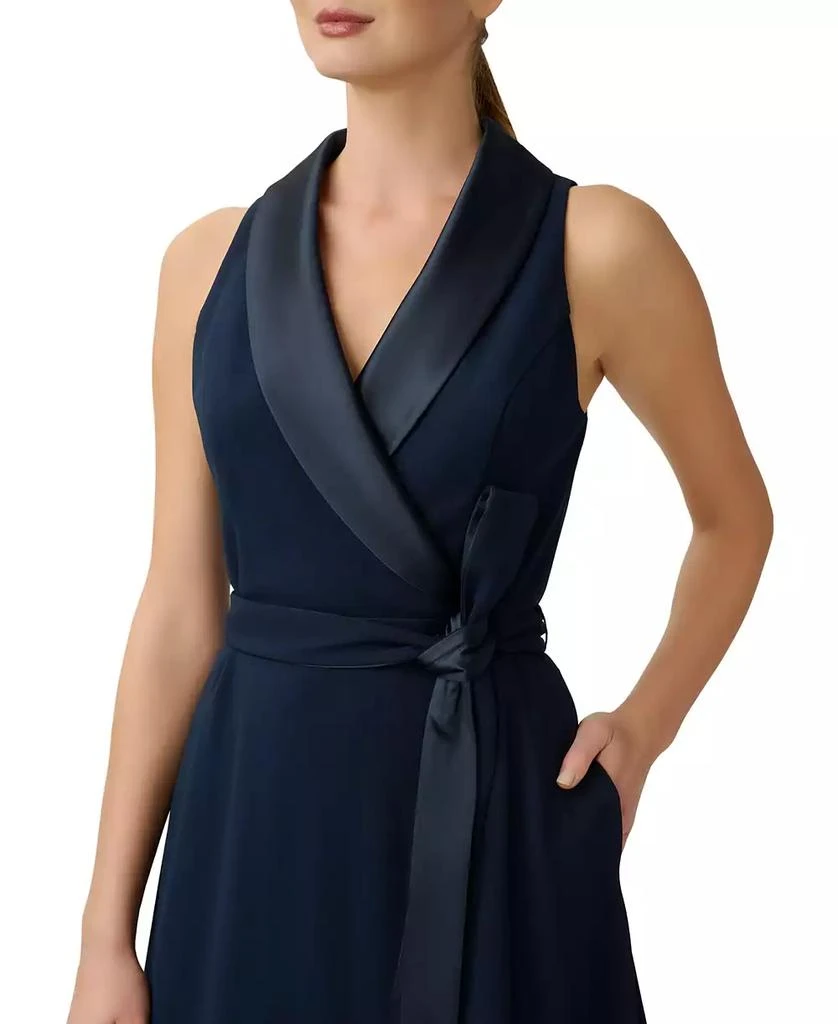 商品Adrianna Papell|Women's Fit & Flare Tuxedo Dress,价格¥488,第4张图片详细描述