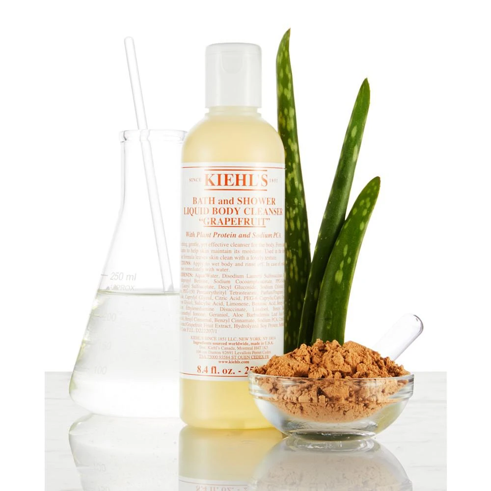 商品Kiehl's|Bath & Shower Liquid Body Cleanser - Grapefruit, 8.4-oz.,价格¥149,第2张图片详细描述