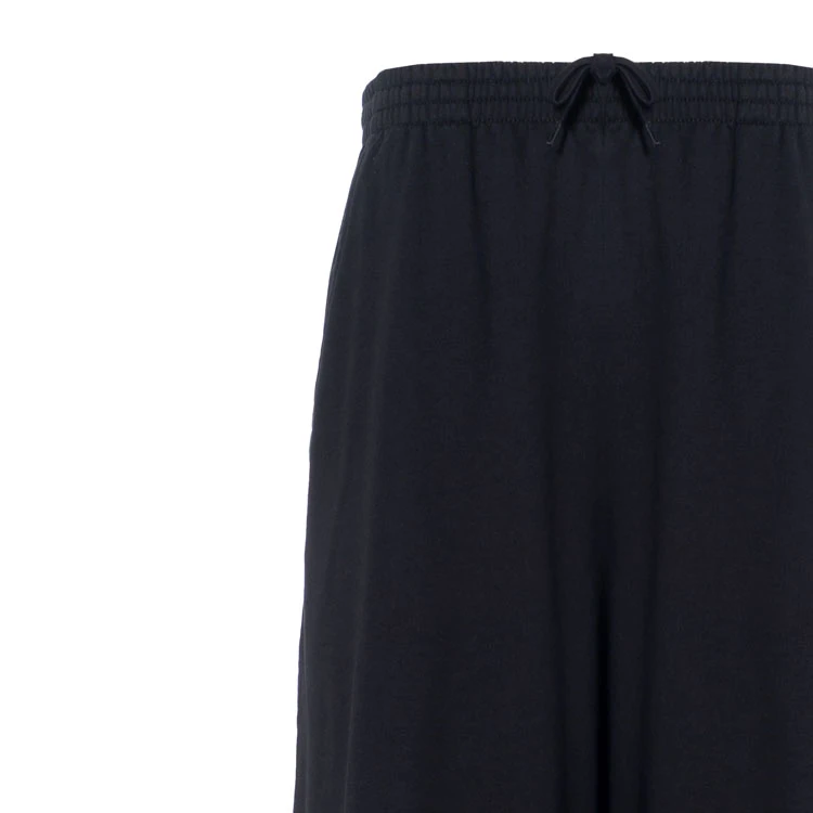 商品[国内直发] Balenciaga|巴黎世家 SS23 纯色休闲松紧阔腿针织运动裤 宽松版型 男款 黑色,价格¥3952,第7张图片详细描述
