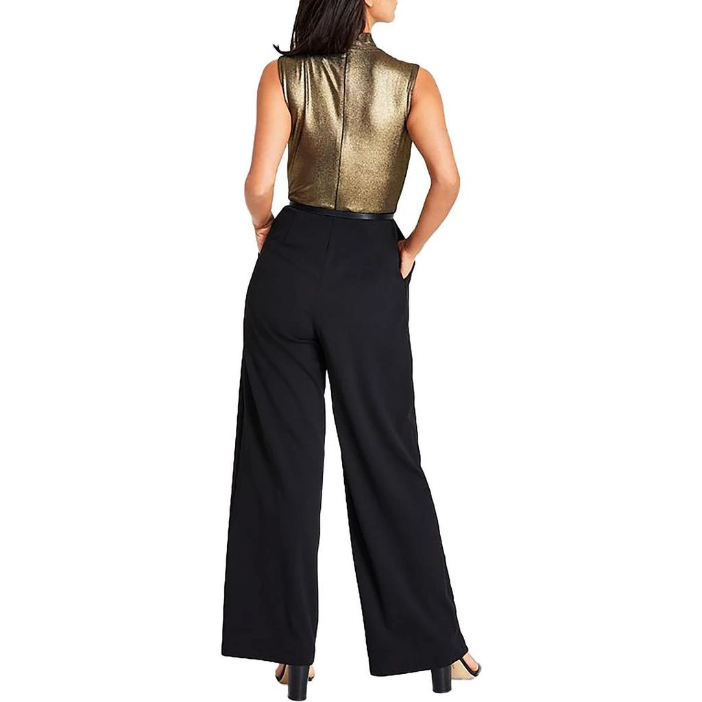 商品Tommy Hilfiger|Tommy Hilfiger Womens Glitter Wide Leg Jumpsuit,价格¥258,第4张图片详细描述