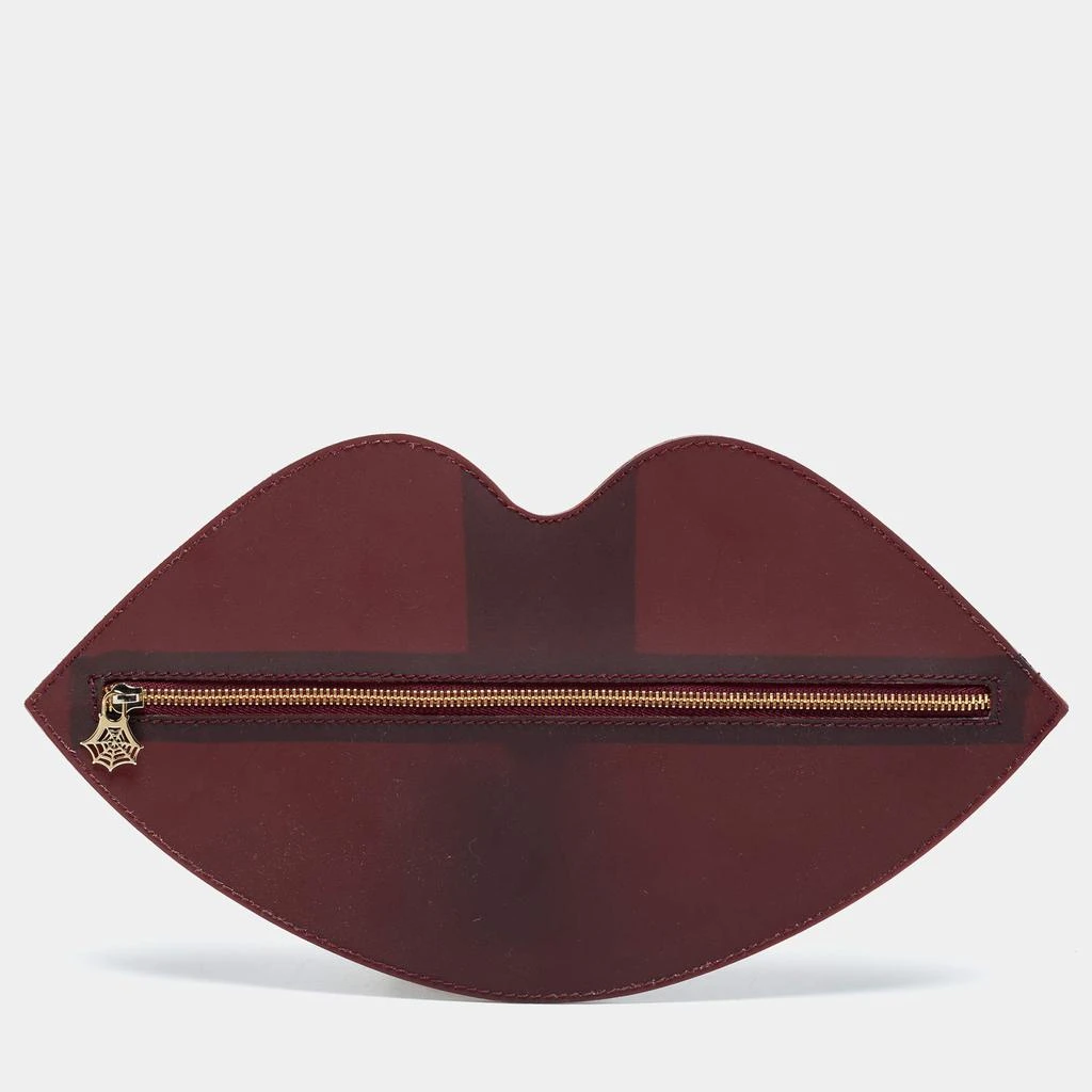 商品Charlotte Olympia|Charlotte Olympia Bordeaux PVC Lip Clutch,价格¥789,第1张图片