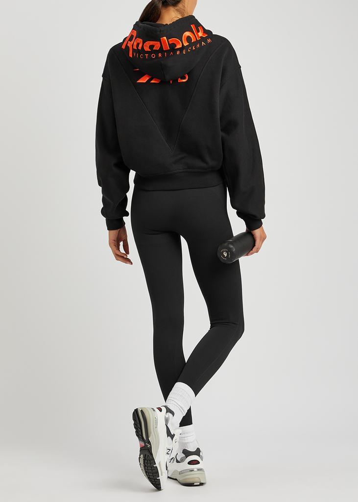 商品Reebok|Logo hooded cropped cotton sweatshirt,价格¥1206,第6张图片详细描述