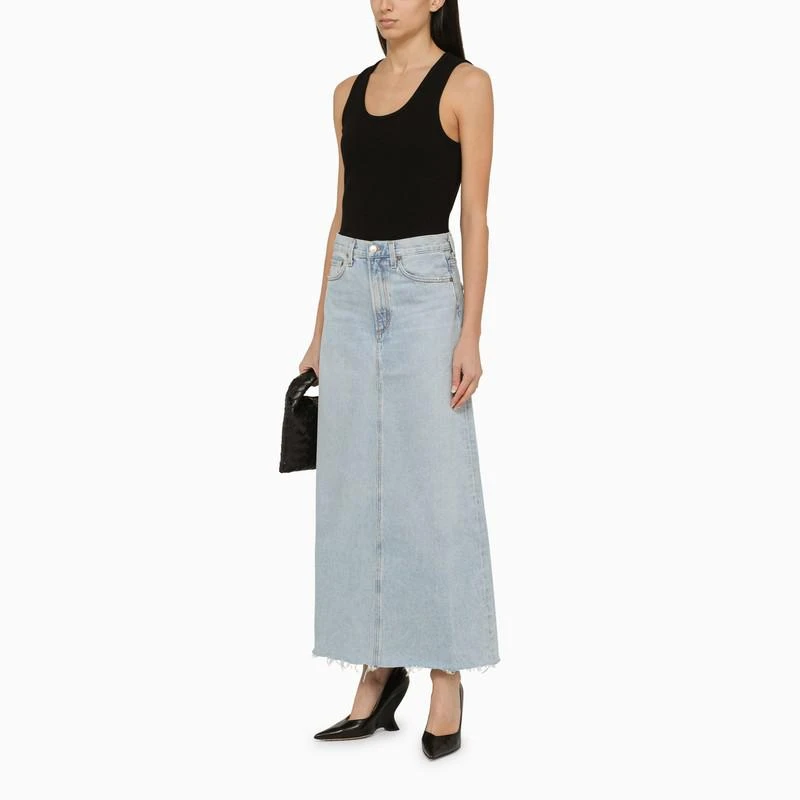 商品AGOLDE|Blue denim long skirt,价格¥948,第2张图片详细描述