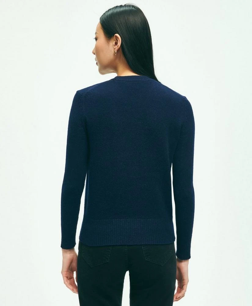 商品Brooks Brothers|Women's Merino Wool Blend Lunar New Year Embroidered Sweater,价格¥1526,第2张图片详细描述