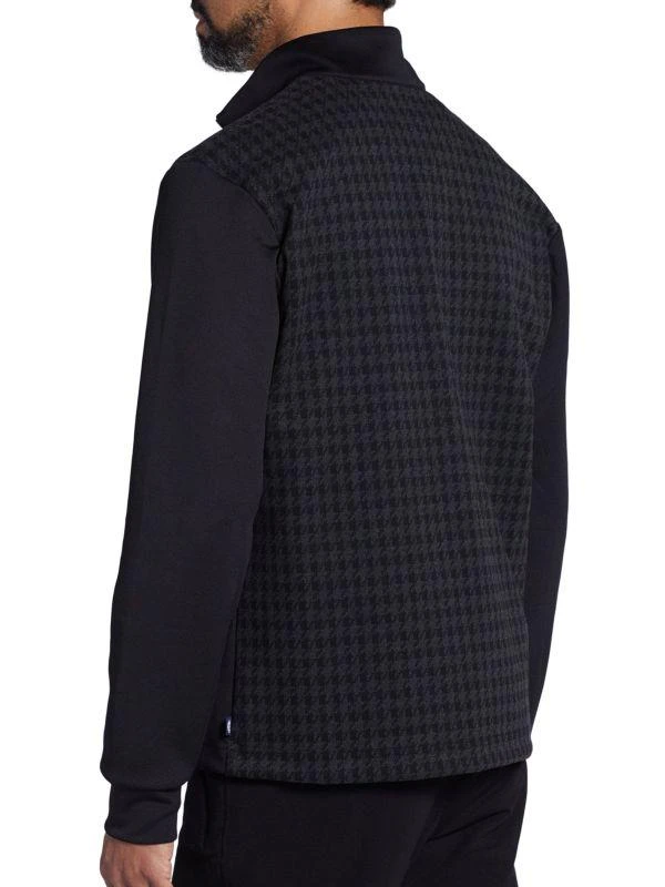 商品Pino by PinoPorte|​Alessio Houndstooth Mockneck Half Zip Sweater,价格¥522,第2张图片详细描述