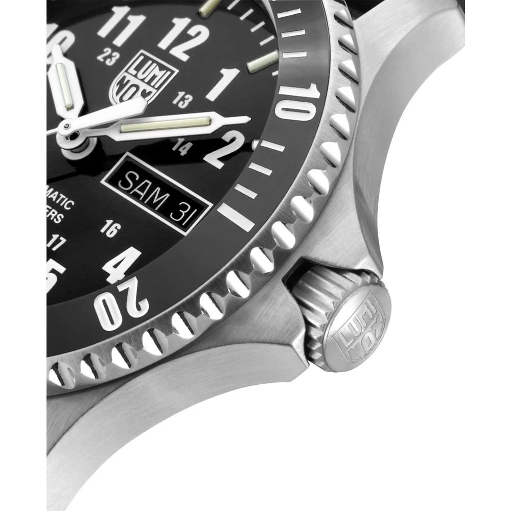 商品Luminox|Men's Swiss Automatic Sport Timer Black Leather Strap Watch 42mm,价格¥10505,第2张图片详细描述