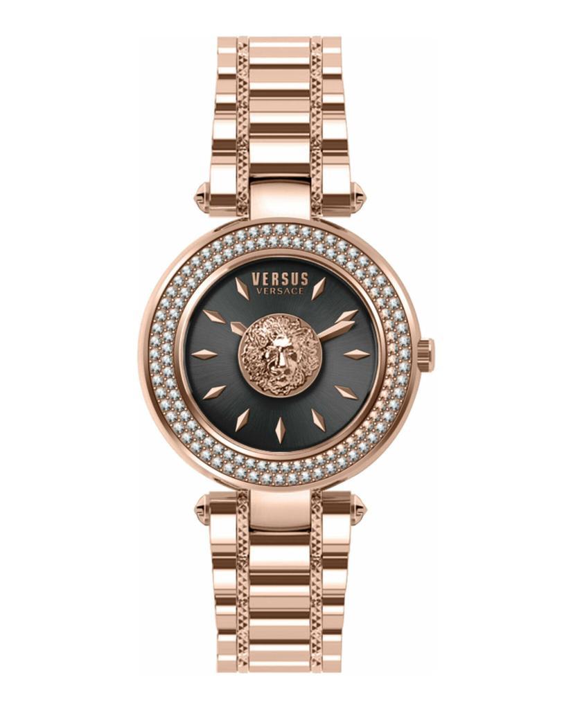 商品Versus Versace|Brick Lane Lion Crystal Bracelet Watch,价格¥1255,第1张图片