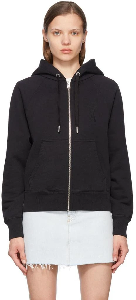 商品AMI|Black Ami de Cœur Hoodie,价格¥2205,第1张图片