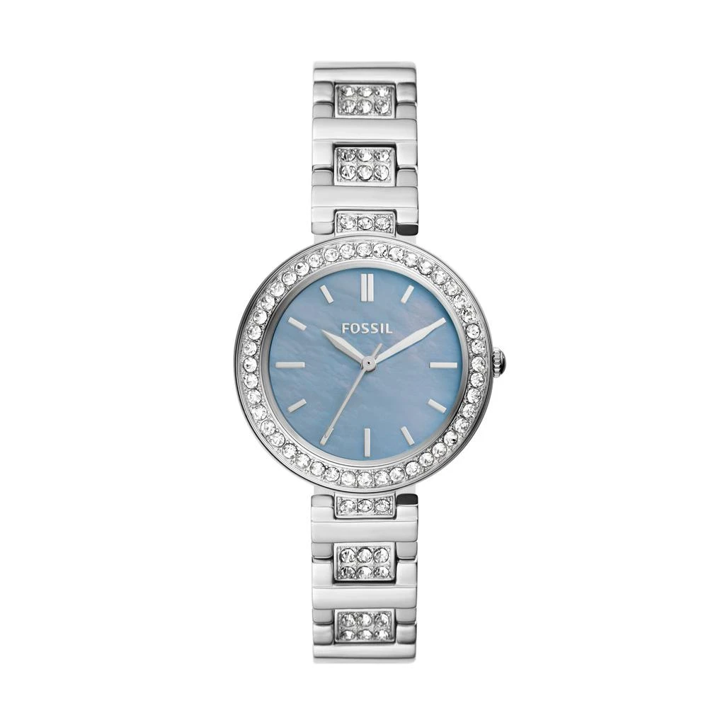 商品Fossil|Fossil Women's Karli Three-Hand, Stainless Steel Watch,价格¥442,第1张图片