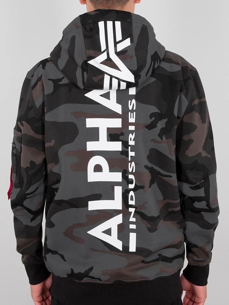 商品Alpha Industries|Backprint hoody camo black,价格¥997,第3张图片详细描述