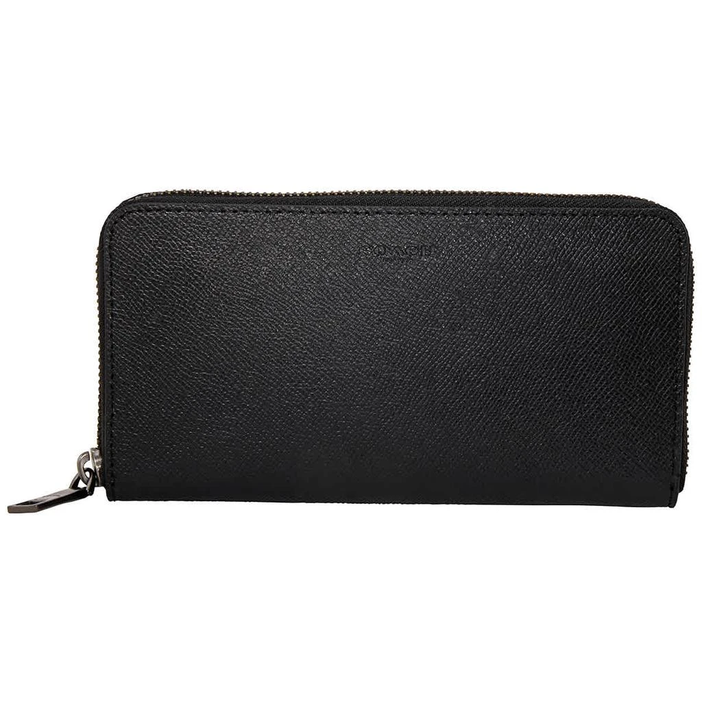 商品Coach|Black Men's Accordion Wallet In Crossgrain Leather,价格¥1191,第3张图片详细描述