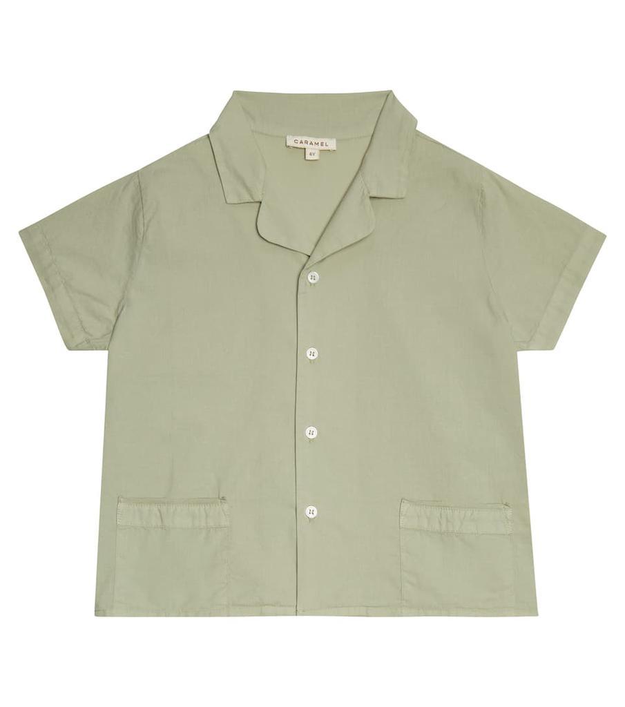 商品Caramel|Acer棉质短袖衬衫,价格¥435,第1张图片
