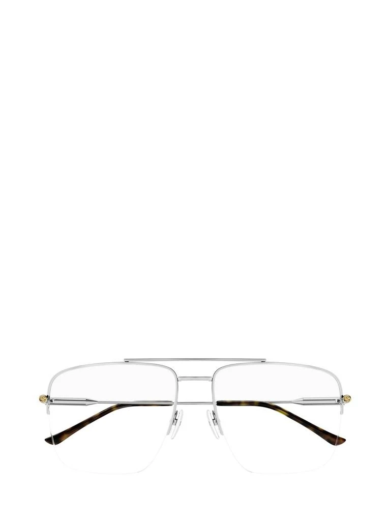 商品Gucci|Gucci Eyewear Square Frame Glasses,价格¥2174,第1张图片