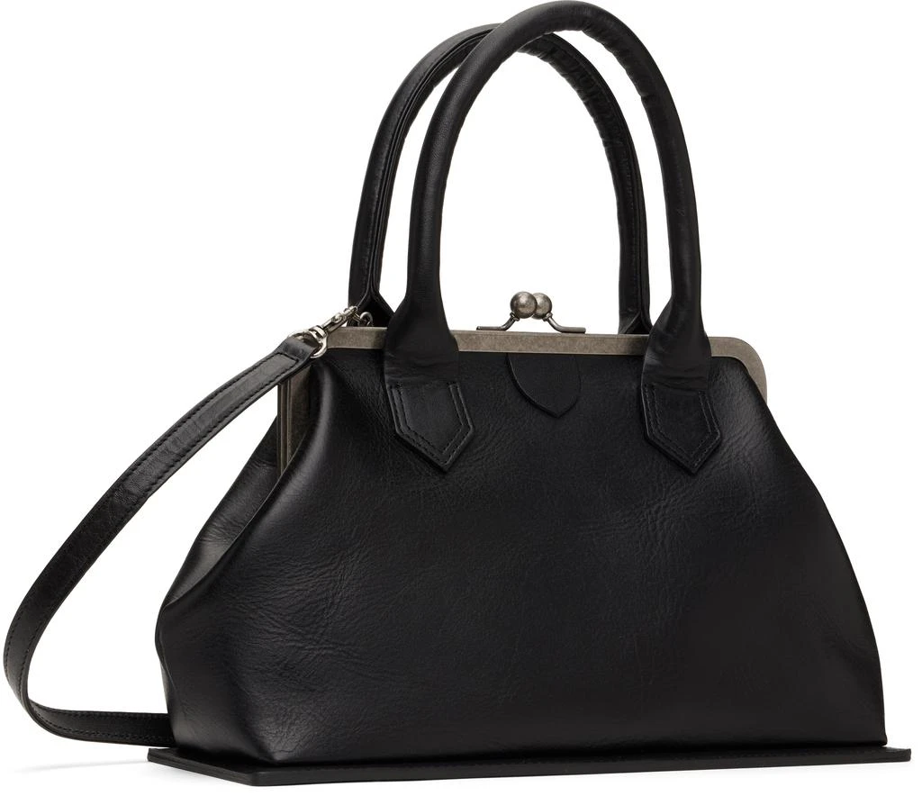 商品YOHJI YAMAMOTO|Black Metal Clasp Bag,价格¥4022,第2张图片详细描述