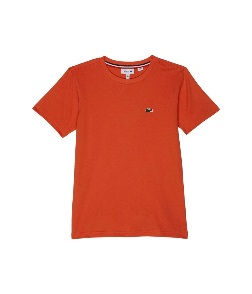 商品Lacoste|Short Sleeve Solid Crew T-Shirt (Toddler/Little Kids/Big Kids),价格¥162-¥258,第1张图片详细描述
