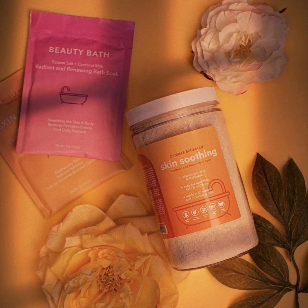 商品Camille Beckman|Value Bundle - Skin Soothing - Oatmeal and Honey Bath Soak (4 Pack),价格¥104,第4张图片详细描述