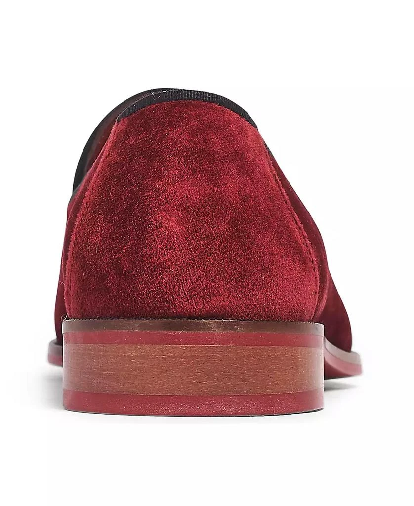 商品CARLOS by Carlos Santana|Men's Prince Velvet Slip-On Wedding Loafer,价格¥451,第3张图片详细描述