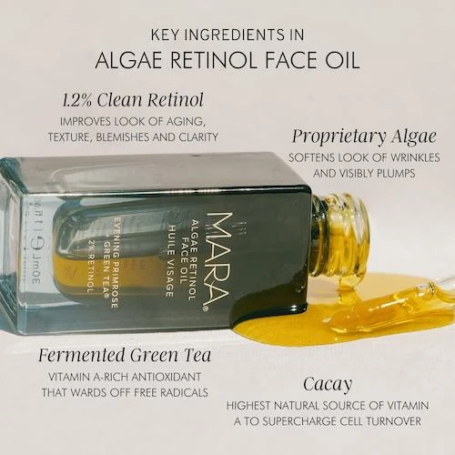 商品MARA|Evening Primrose + Green Tea® Algae Retinol Face Oil,价格¥516,第1张图片详细描述