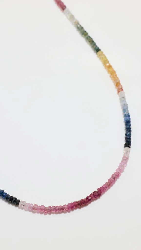 商品Jia Jia|14k Light Rainbow Sapphire Necklace,价格¥4381,第3张图片详细描述