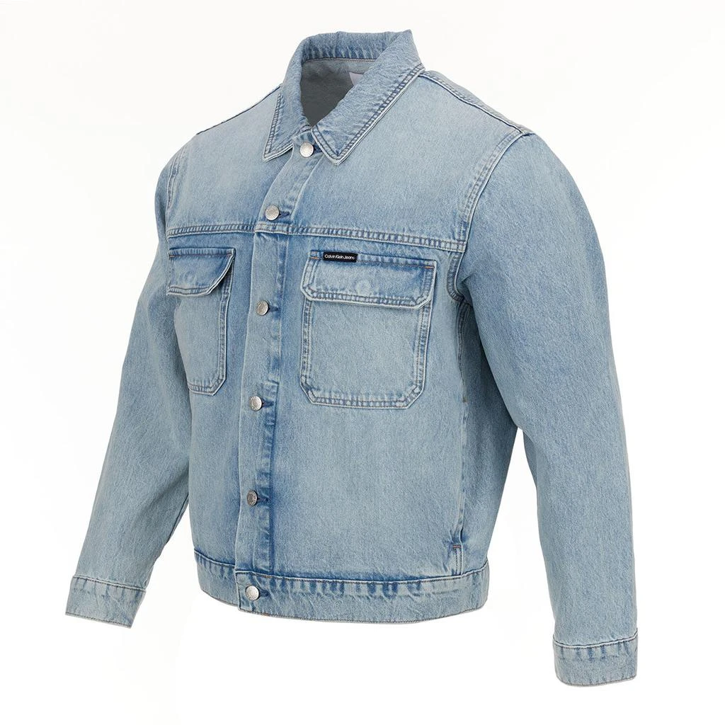 商品Calvin Klein|Calvin Klein Men's Warp Stretch Denim Jacket,价格¥189,第2张图片详细描述