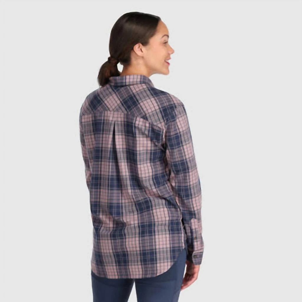 商品Outdoor Research|Women's Kulshan Flannel Shirt In Moth Plaid,价格¥547,第3张图片详细描述