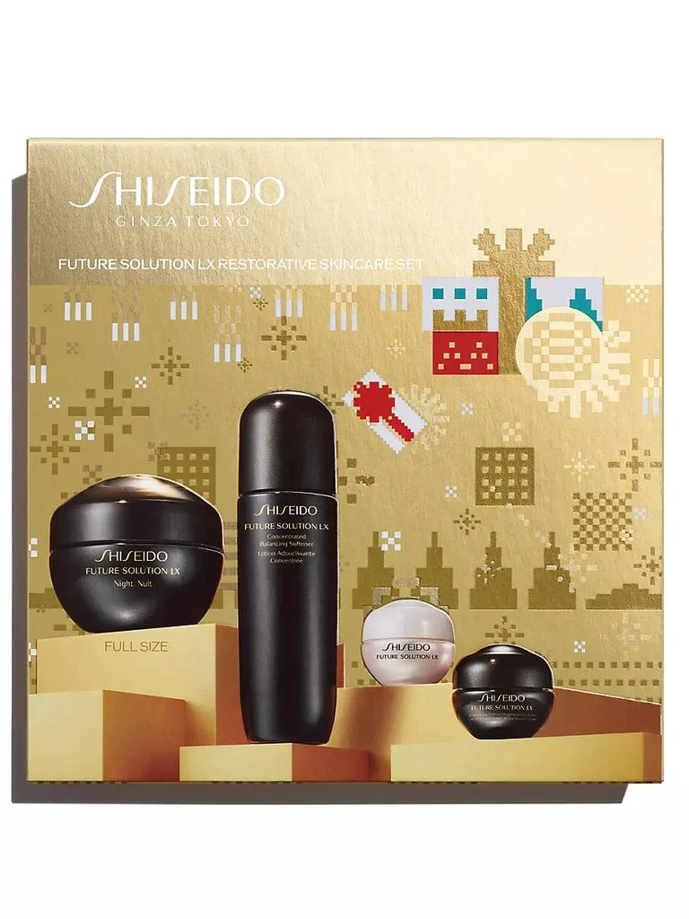 商品Shiseido|Future Solution LX 4-Piece Restorative Skincare Set,价格¥2190,第3张图片详细描述