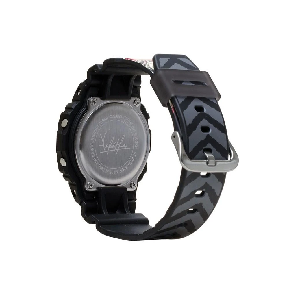 商品G-Shock|Men's Digital Quartz Black Resin Watch, 42.8mm, DW5600KH-1,价格¥1121,第3张图片详细描述