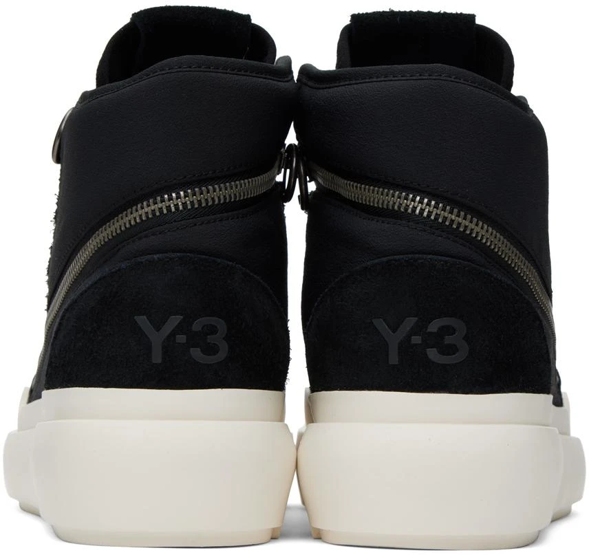 商品Y-3|Black Ajatu Court Sneakers,价格¥1133,第2张图片详细描述