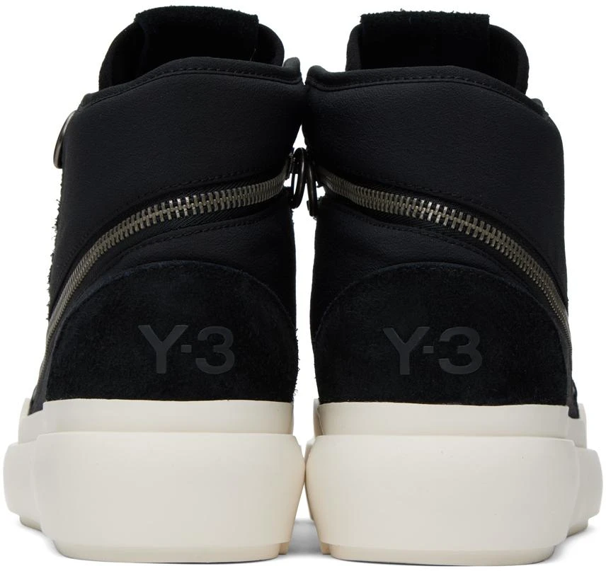 商品Y-3|Black Ajatu Court Sneakers,价格¥1150,第2张图片详细描述