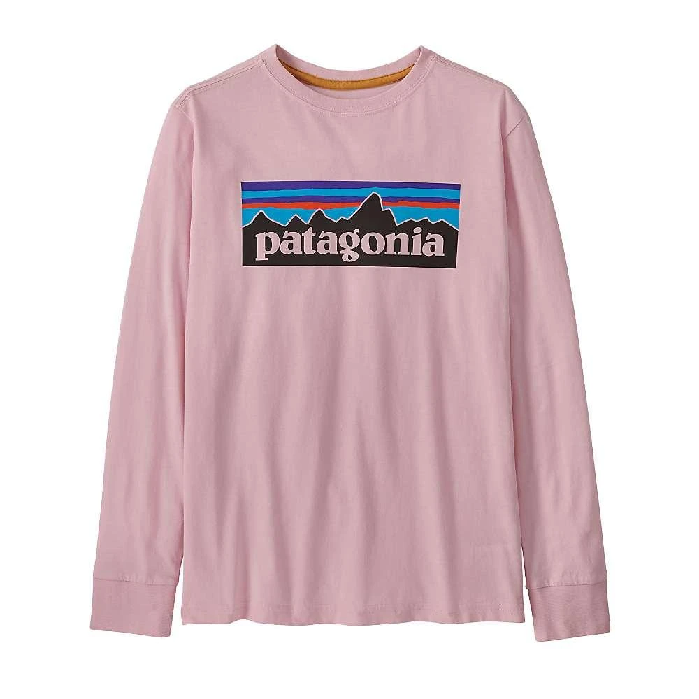 商品Patagonia|Patagonia Kids' Regenerative Organic Certified Cotton P-6 LS T-Shirt,价格¥322,第3张图片详细描述