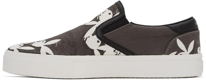 商品AMIRI|Grey & White Playboy Edition Slip-On Sneakers,价格¥1470,第3张图片详细描述