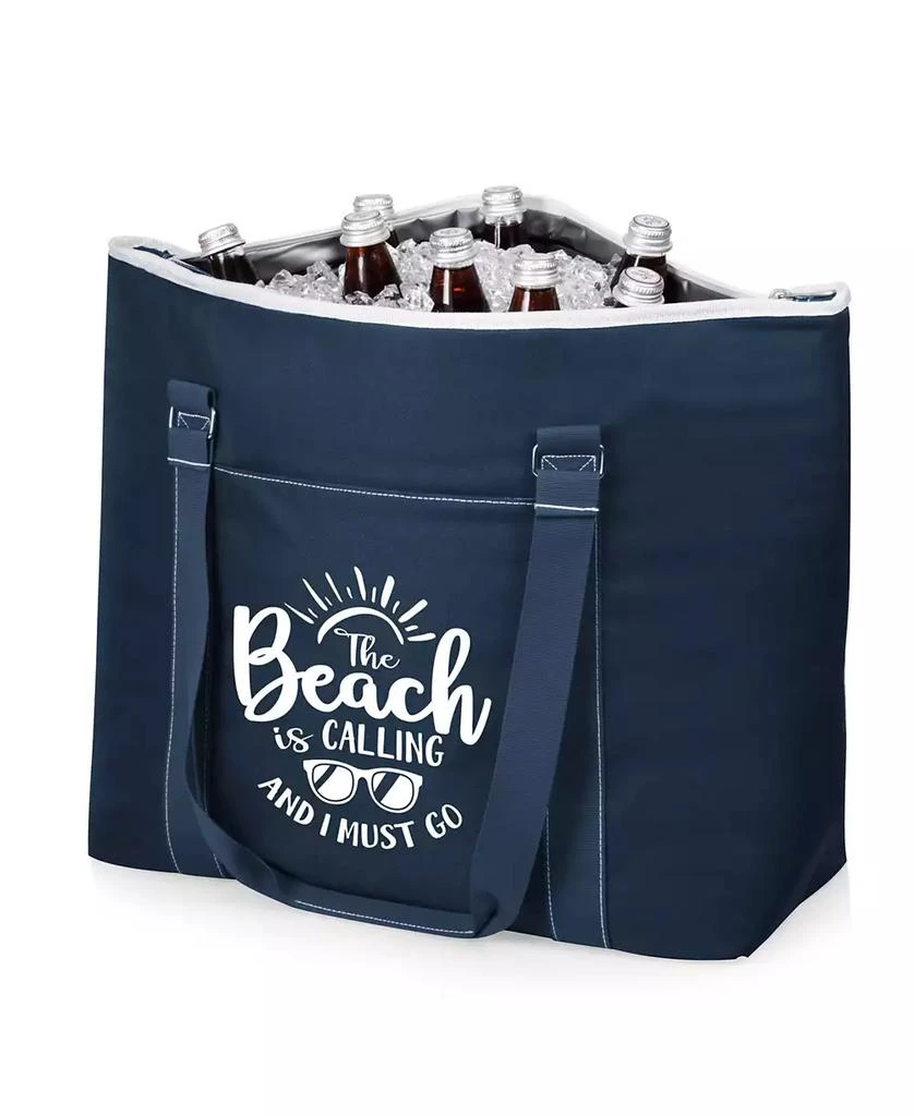 "The Beach Is Calling And I Must Go" Tahoe XL Cooler Tote Bag 商品