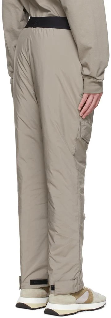 商品Essentials|Taupe Polyester Cargo Pants,价格¥463,第3张图片详细描述