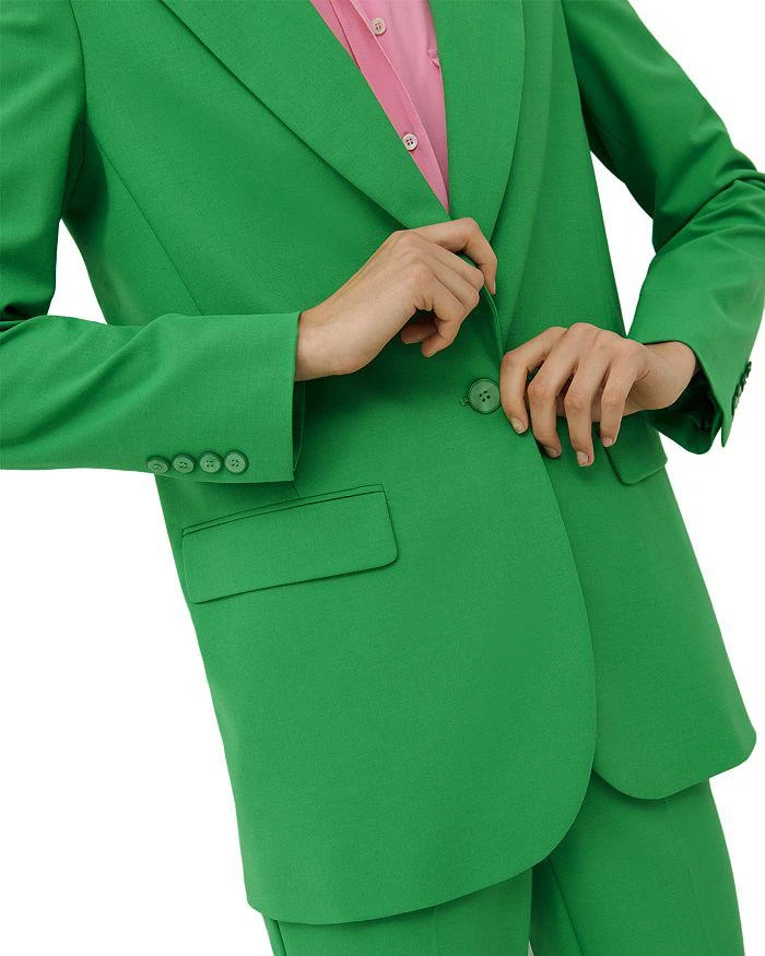 商品Marella|Motore Canvas Blazer,价格¥1471,第4张图片详细描述