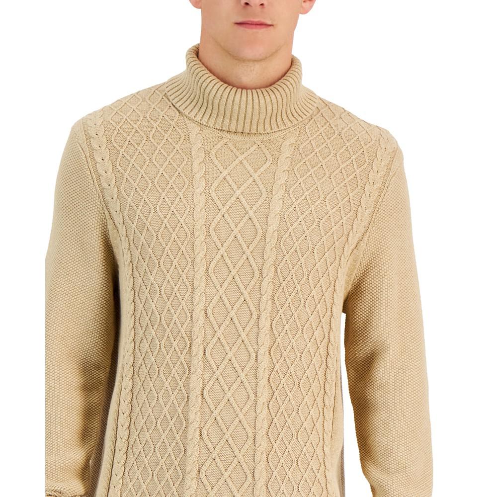 Men's Chunky Turtleneck Sweater, Created for Macy's商品第3张图片规格展示