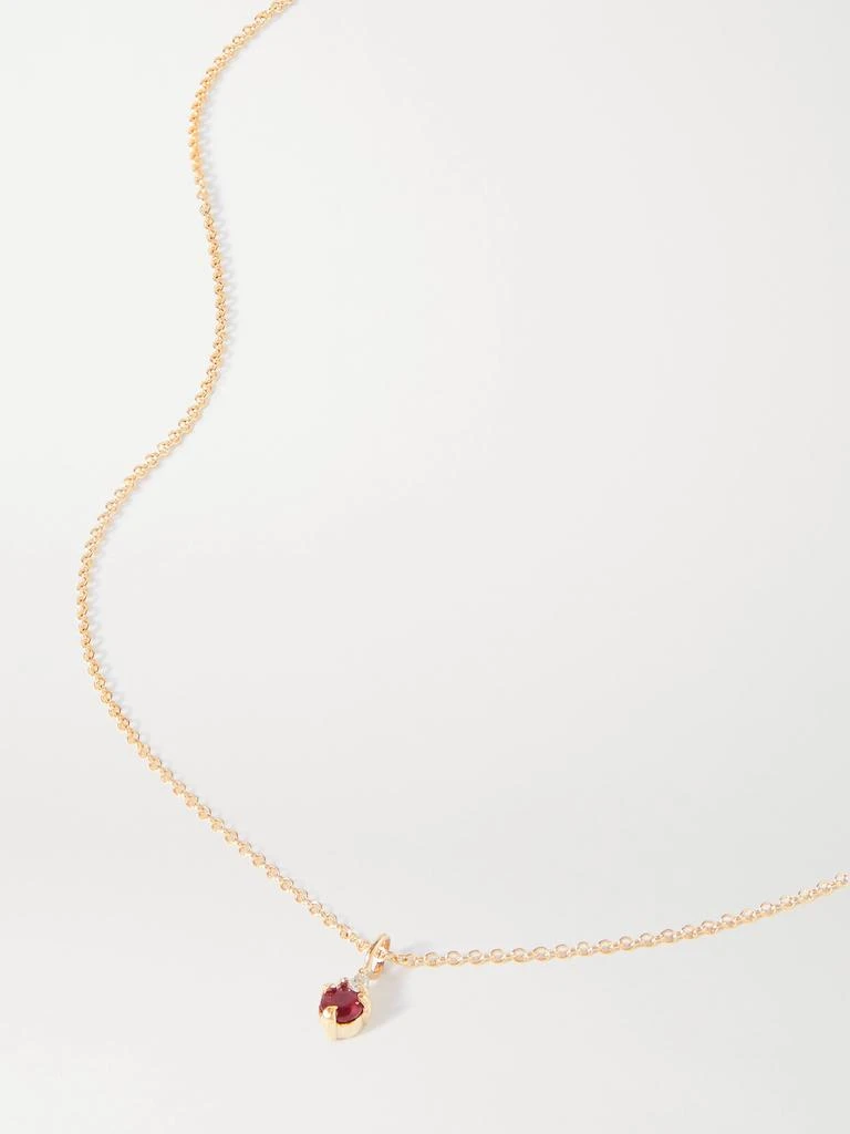 商品STONE AND STRAND|Birthstone 黄金多种宝石项链,价格¥1049,第1张图片
