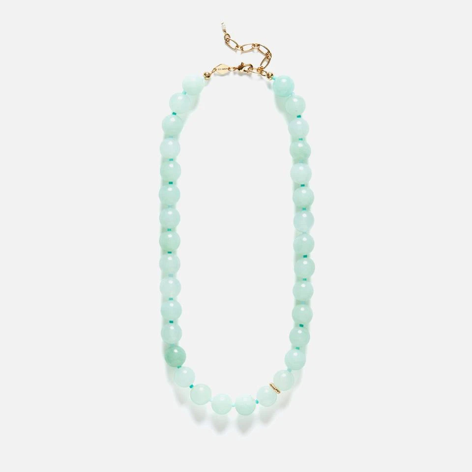 商品Anni Lu|Anni Lu Ball 18-Karat Gold-Plated, Jade and Bead Necklace,价格¥714,第1张图片