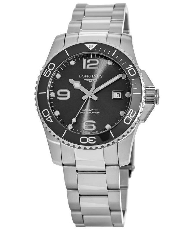 Longines HydroConquest Automatic 41mm Black Dial Ceramic Bezel Men's Watch L3.781.4.56.6商品第1张图片规格展示