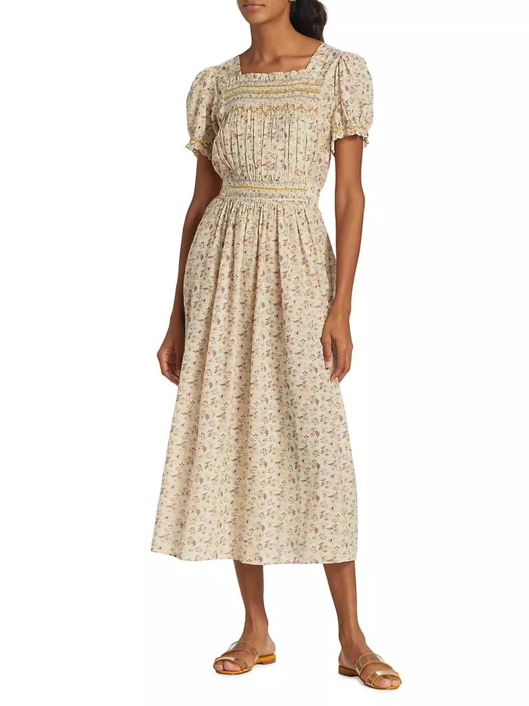 商品D Ô E N|Castalia Embroidered Maxi Dress,价格¥1173,第3张图片详细描述
