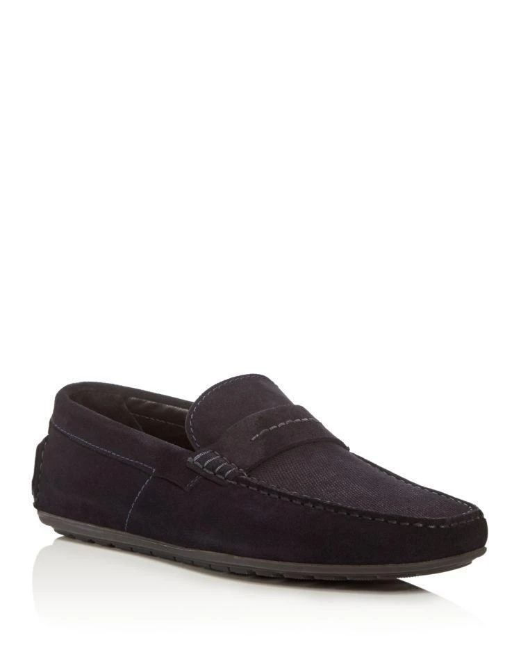 商品Hugo Boss|Dandy Perforated Suede Drivers,价格¥1514,第1张图片