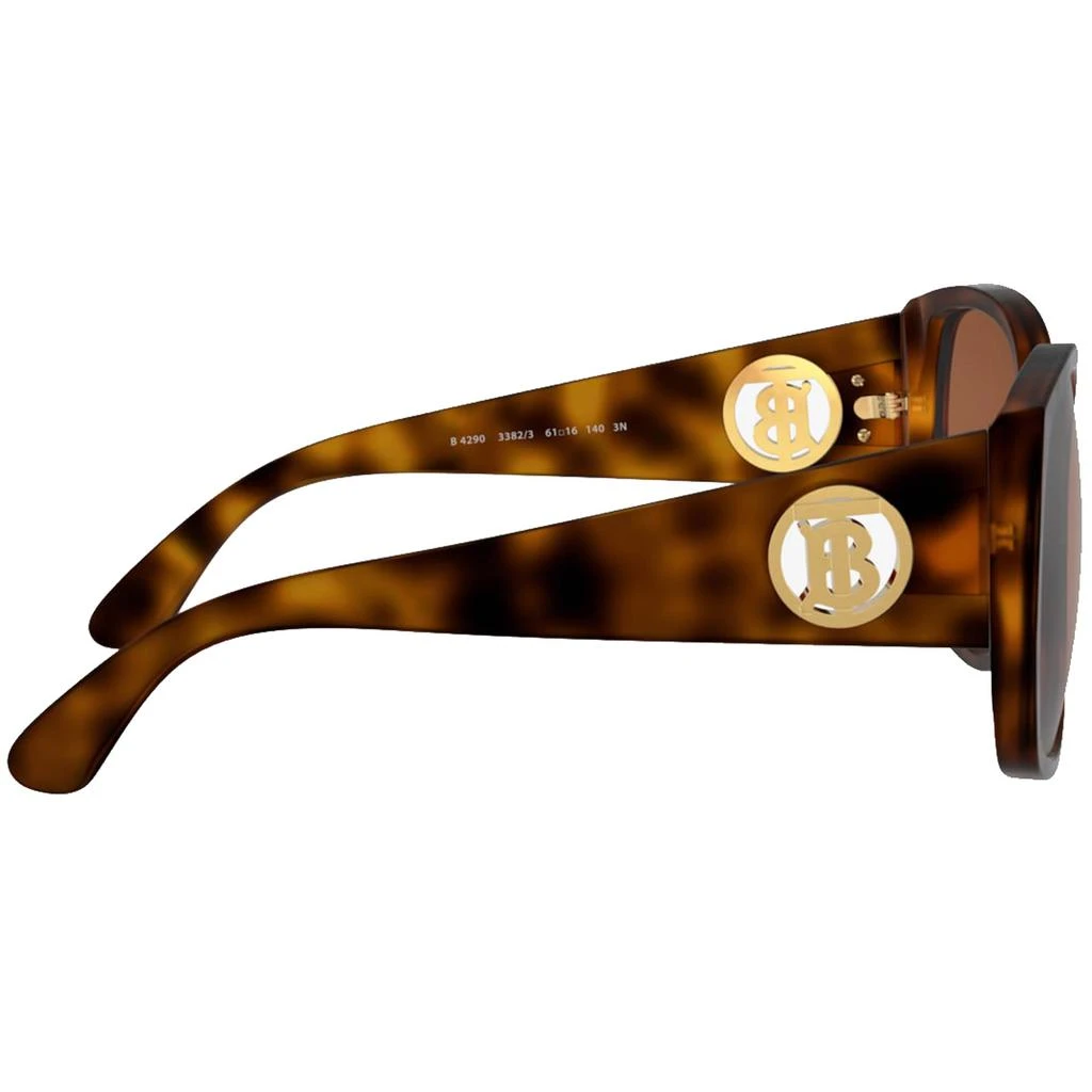 商品Burberry|Burberry Women's Sunglasses - Havana Acetate Frame Fixed Nose Pad | BE4290 3382/3,价格¥977,第3张图片详细描述