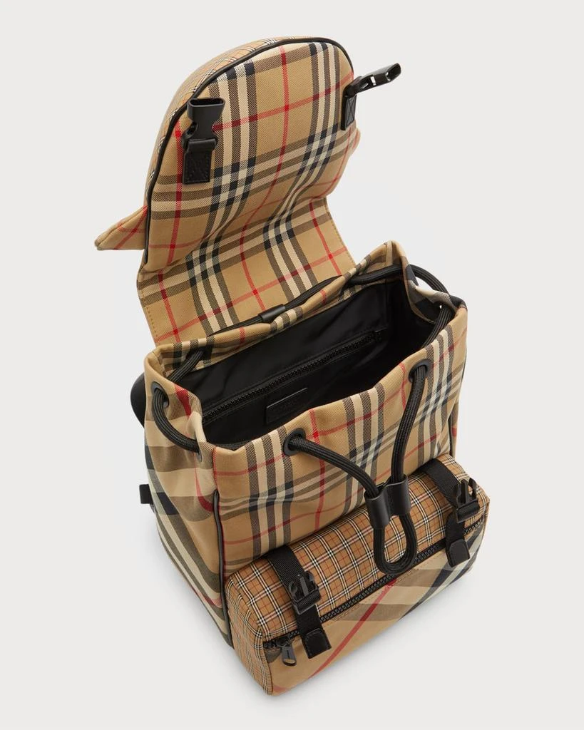 商品Burberry|Kid's Thomas 3D Teddy Check-Print Backpack,价格¥3729,第3张图片详细描述