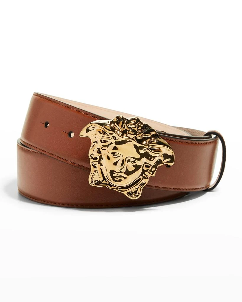 商品Versace|Men's Medusa Leather Belt,价格¥1823,第1张图片